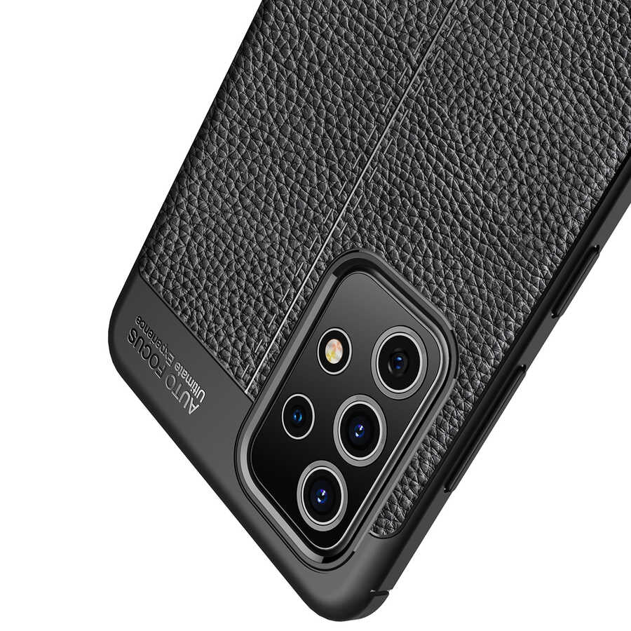 Galaxy A72 Kılıf Zore Niss Silikon Kapak Siyah