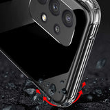 Galaxy A72 Kılıf Zore Nitro Anti Shock Silikon Renksiz