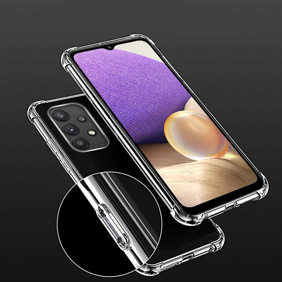 Galaxy A72 Kılıf Zore Nitro Anti Shock Silikon Renksiz