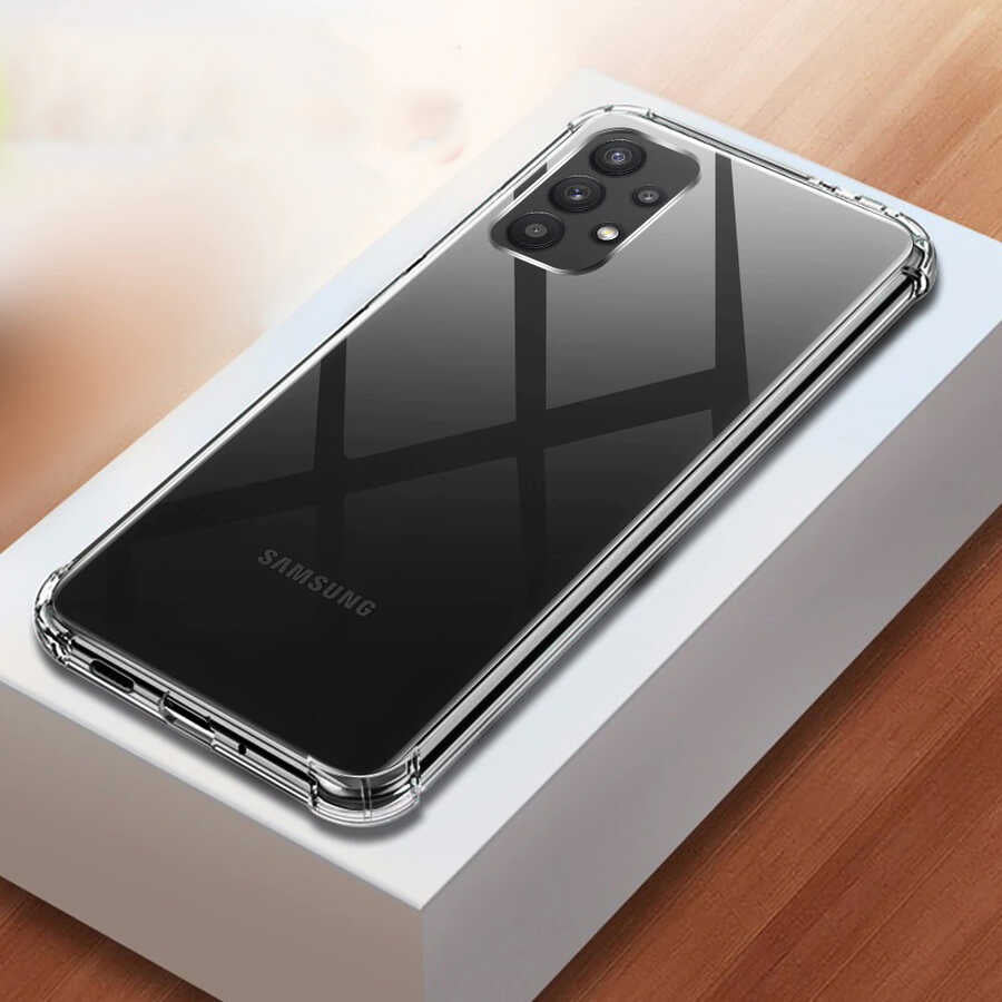 Galaxy A72 Kılıf Zore Nitro Anti Shock Silikon Renksiz