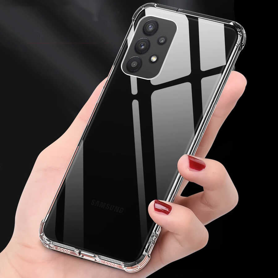 Galaxy A72 Kılıf Zore Nitro Anti Shock Silikon Renksiz