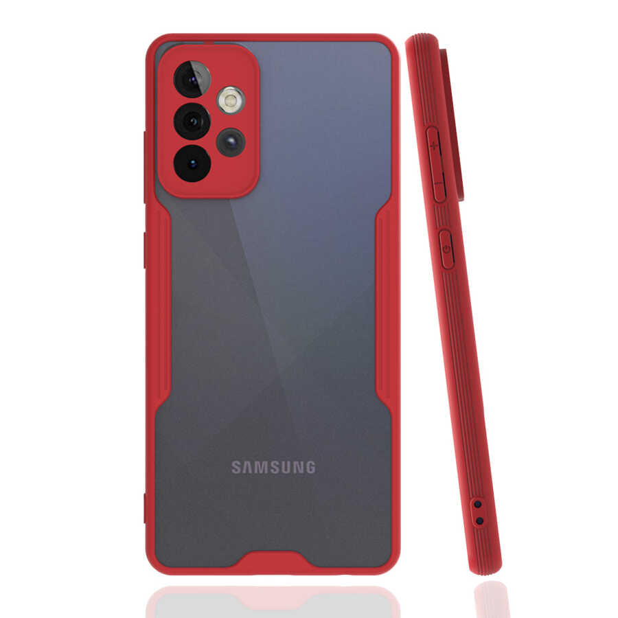 Galaxy A72 Kılıf Zore Parfe Kapak Mor