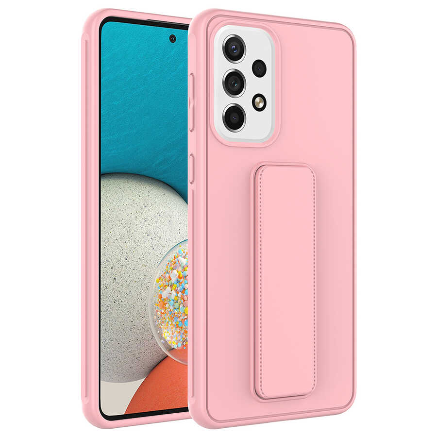 Galaxy A72 Kılıf Zore Qstand Kapak Koyu Yeşil
