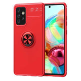 Galaxy A72 Kılıf Zore Ravel Silikon Kapak Kırmızı