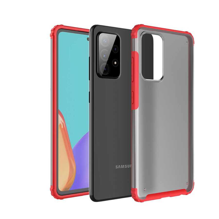Galaxy A72 Kılıf Zore Volks Kapak Siyah
