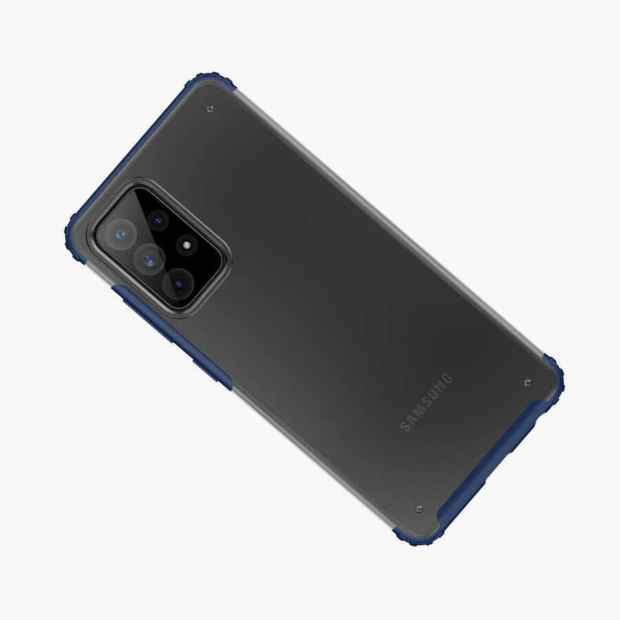 Galaxy A72 Kılıf Zore Volks Kapak Siyah