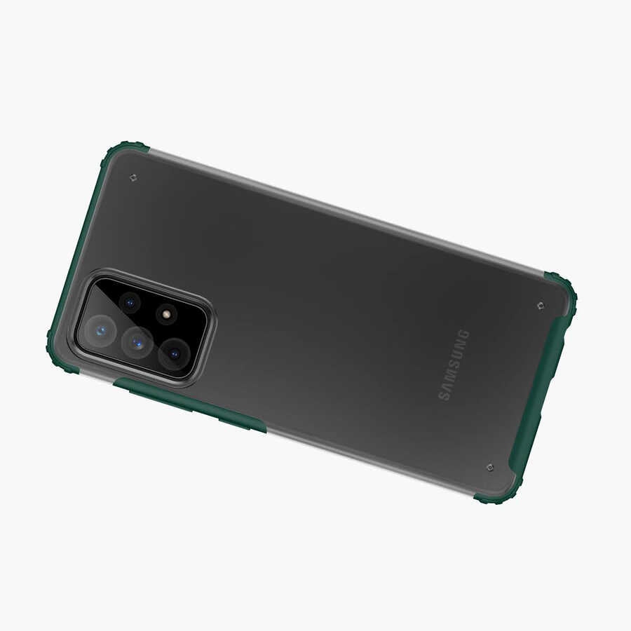 Galaxy A72 Kılıf Zore Volks Kapak Siyah