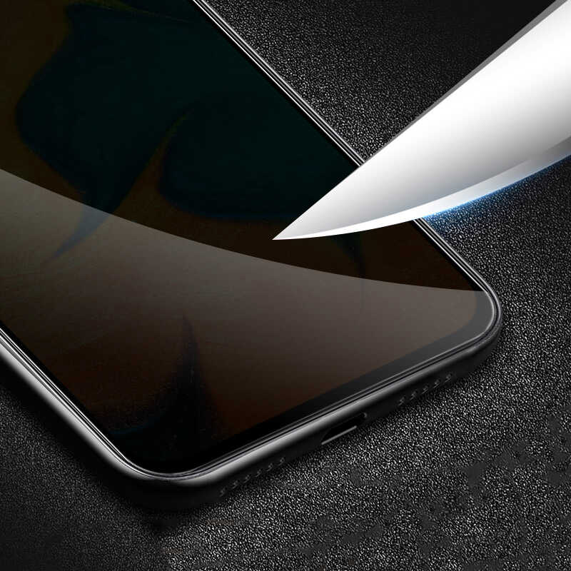 Galaxy A73 Davin 5D Privacy Cam Ekran Koruyucu Siyah