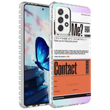 Galaxy A73 Kılıf Airbag Kenarlı Renkli Desenli Silikon Zore Elegans Kapak NO8