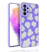 Galaxy A73 Kılıf Desenli Kamera Korumalı Parlak Zore Nora Kapak NO6