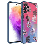 Galaxy A73 Kılıf Kamera Korumalı Desenli Sert Silikon Zore Epoksi Kapak NO3