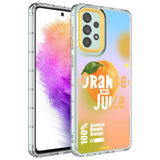 Galaxy A73 Kılıf Kamera Korumalı Renkli Desenli Sert Silikon Zore Korn Kapak NO3