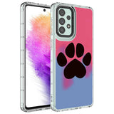 Galaxy A73 Kılıf Kamera Korumalı Renkli Desenli Sert Silikon Zore Korn Kapak NO14