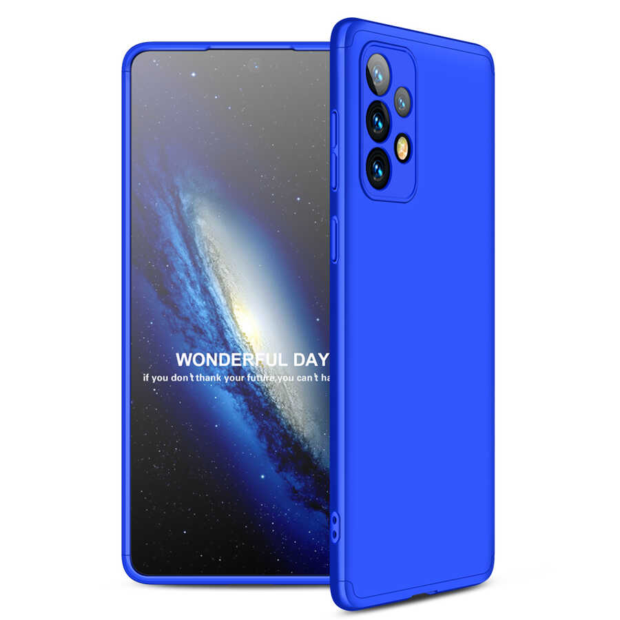 Galaxy A73 Kılıf Zore Ays Kapak Mavi