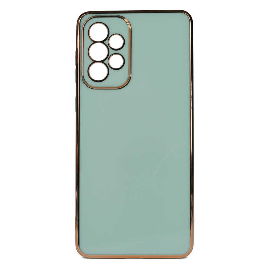 Galaxy A73 Kılıf Zore Bark Kapak Açık Yeşil