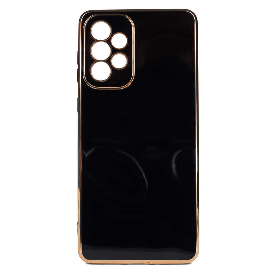Galaxy A73 Kılıf Zore Bark Kapak Siyah