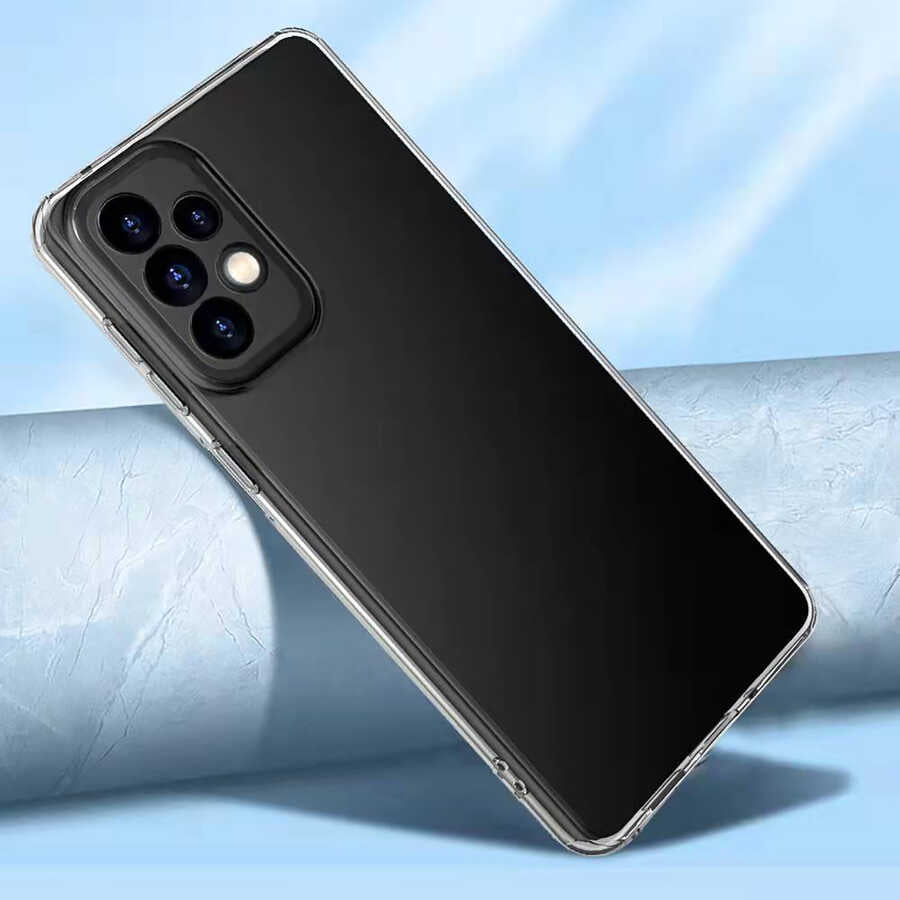 Galaxy A73 Kılıf Zore Kamera Korumalı Süper Silikon Kapak Renksiz