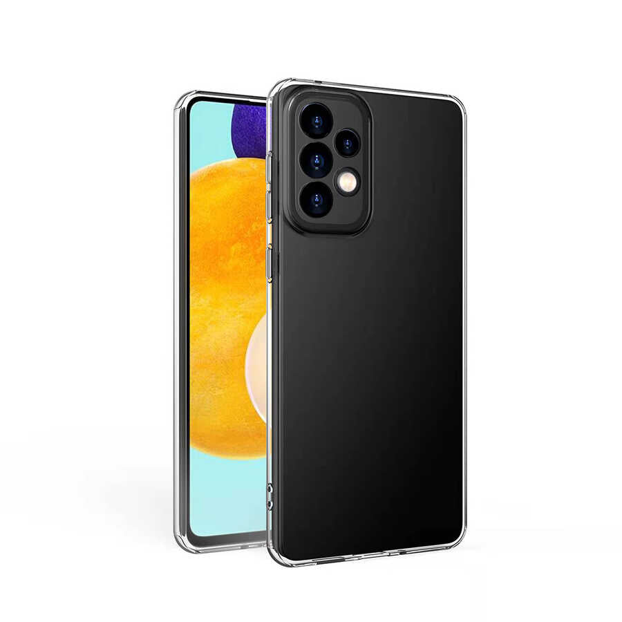Galaxy A73 Kılıf Zore Kamera Korumalı Süper Silikon Kapak Renksiz