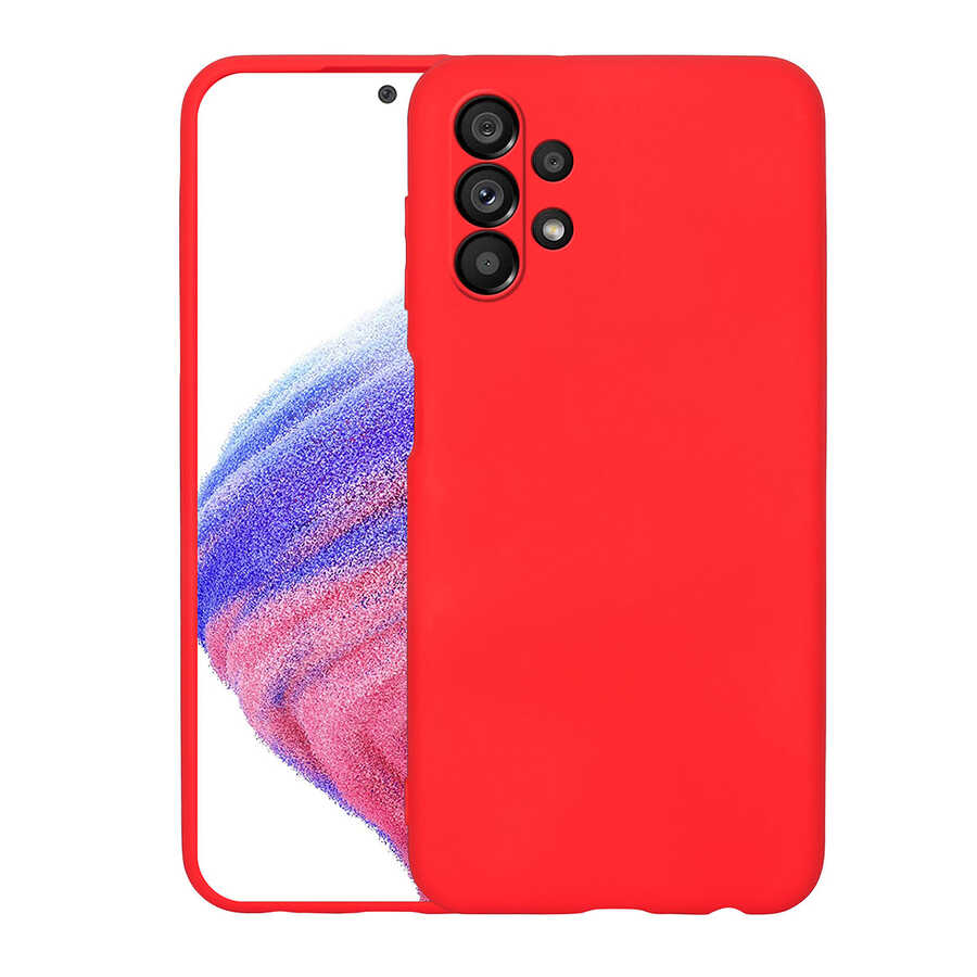 Galaxy A73 Kılıf Zore Mara Lansman Kapak Kırmızı