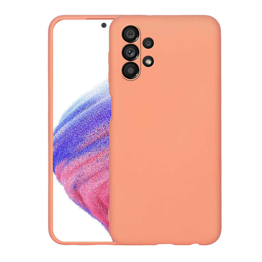 Galaxy A73 Kılıf Zore Mara Lansman Kapak Turuncu
