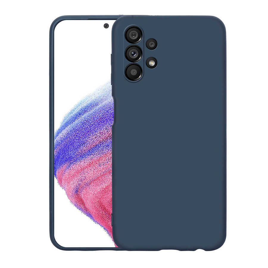 Galaxy A73 Kılıf Zore Mara Lansman Kapak Koyu Mor