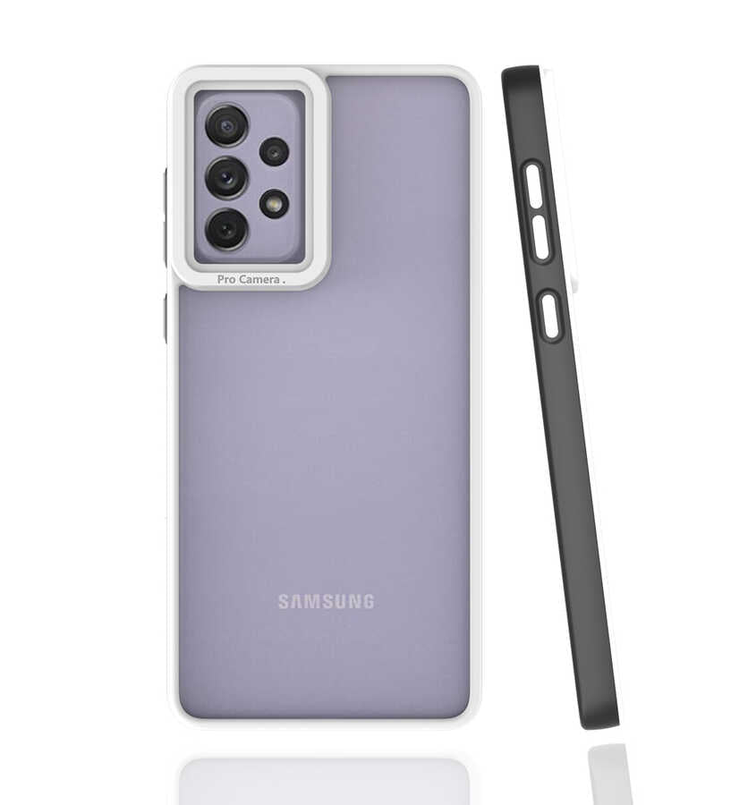 Galaxy A73 Kılıf Zore Mima Kapak Siyah