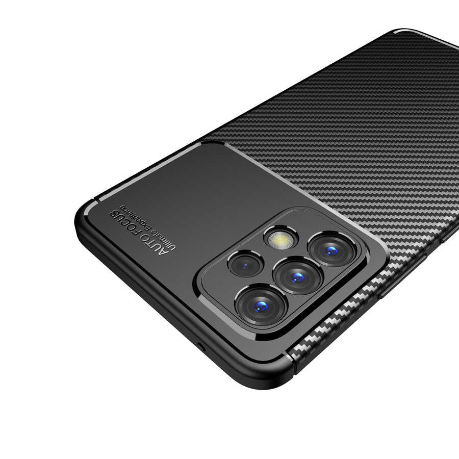 Galaxy A73 Kılıf Zore Negro Silikon Kapak Lacivert