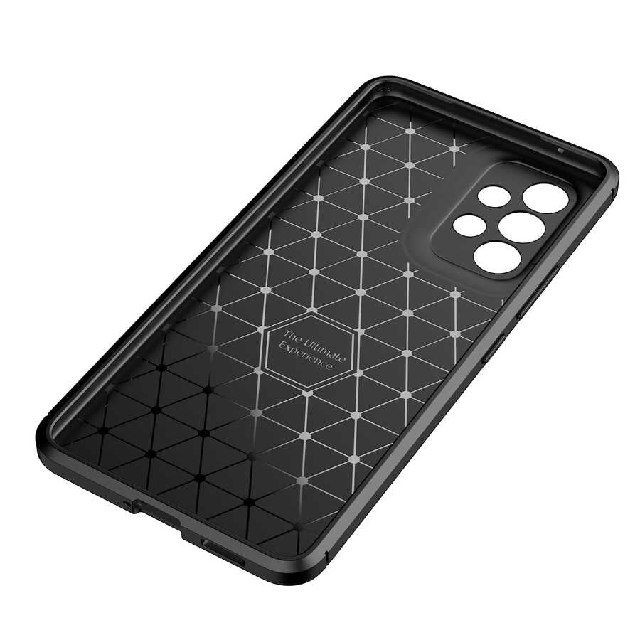 Galaxy A73 Kılıf Zore Negro Silikon Kapak Lacivert