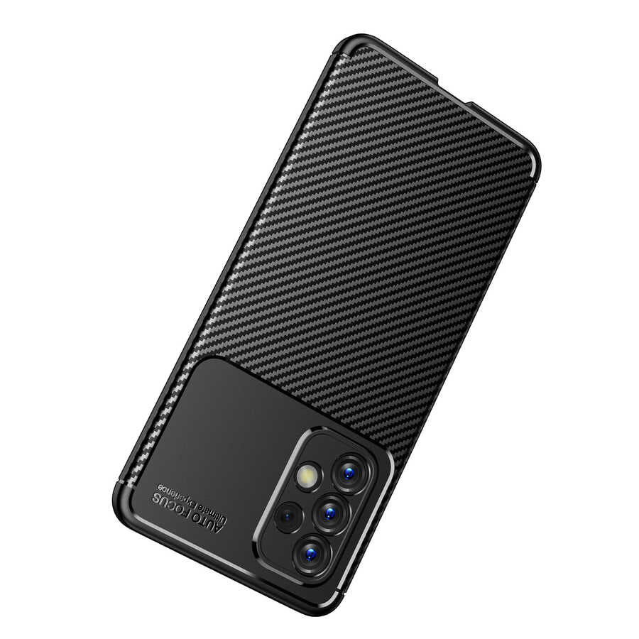 Galaxy A73 Kılıf Zore Negro Silikon Kapak Lacivert