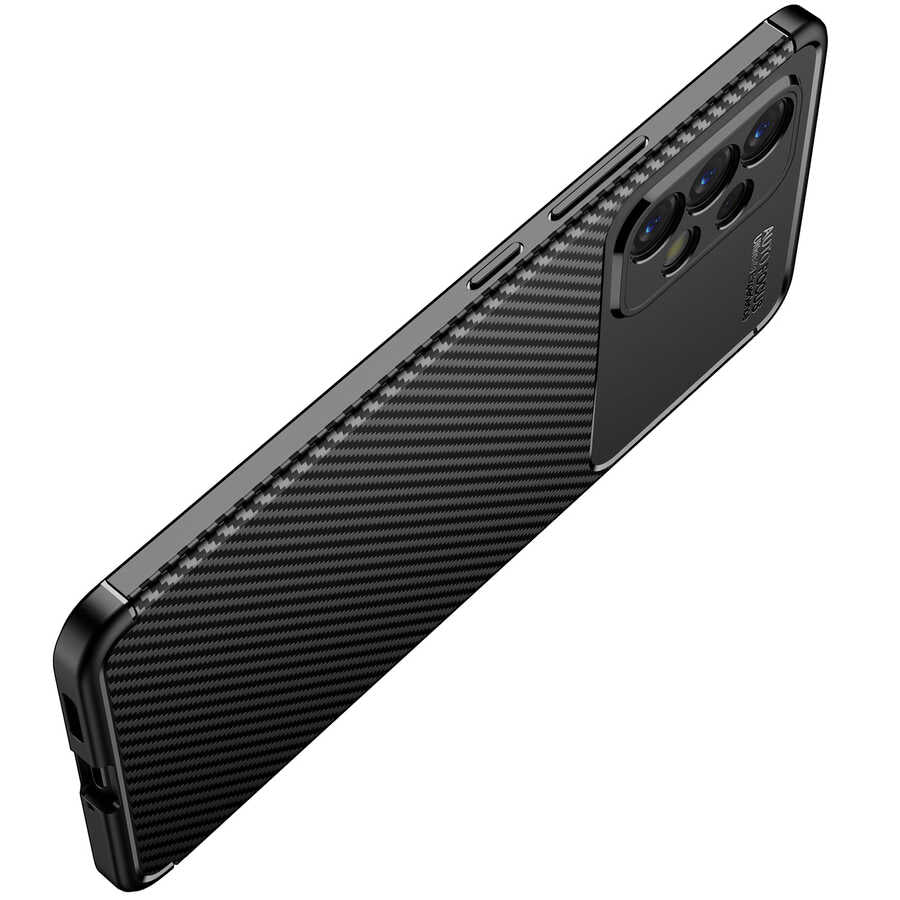 Galaxy A73 Kılıf Zore Negro Silikon Kapak Siyah