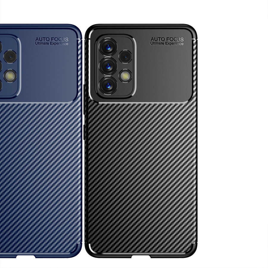 Galaxy A73 Kılıf Zore Negro Silikon Kapak Lacivert
