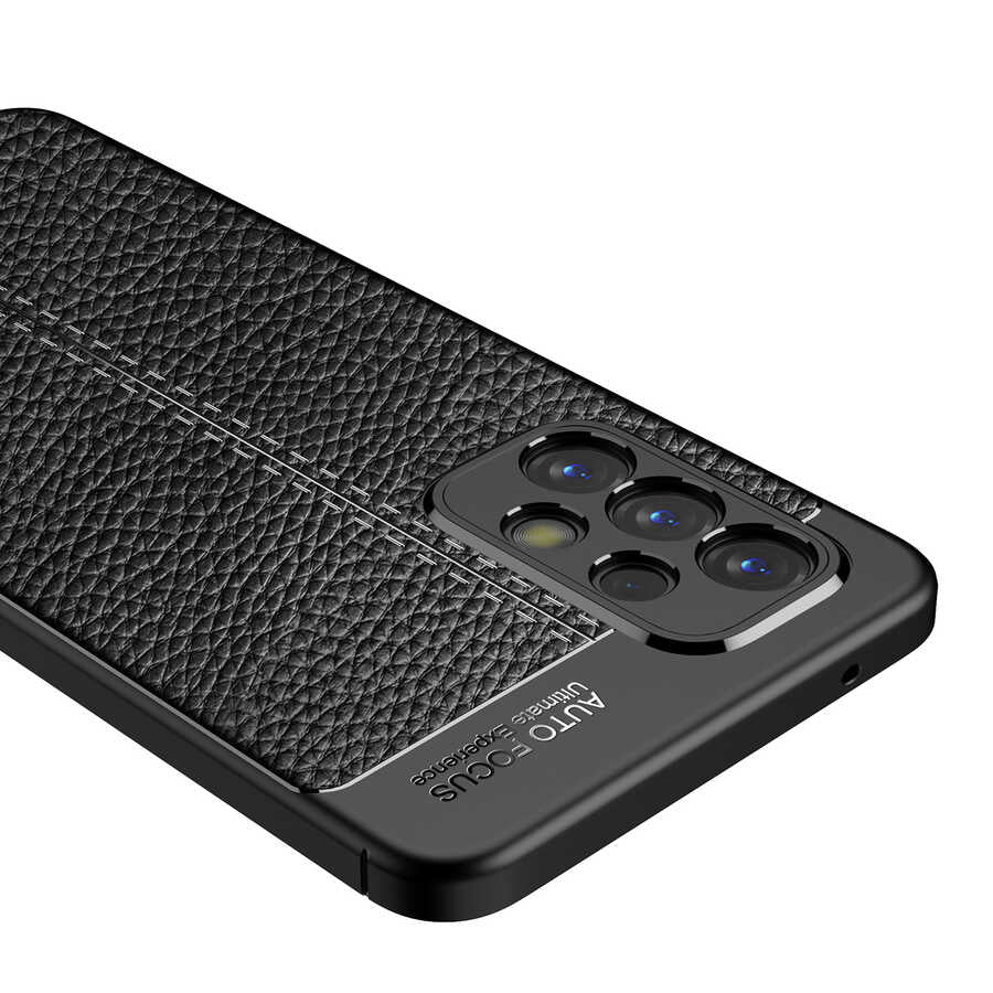 Galaxy A73 Kılıf Zore Niss Silikon Kapak Siyah