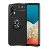Galaxy A73 Kılıf Zore Ravel Silikon Kapak Siyah