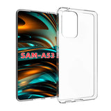 Galaxy A73 Kılıf Zore Süper Silikon Kapak Renksiz