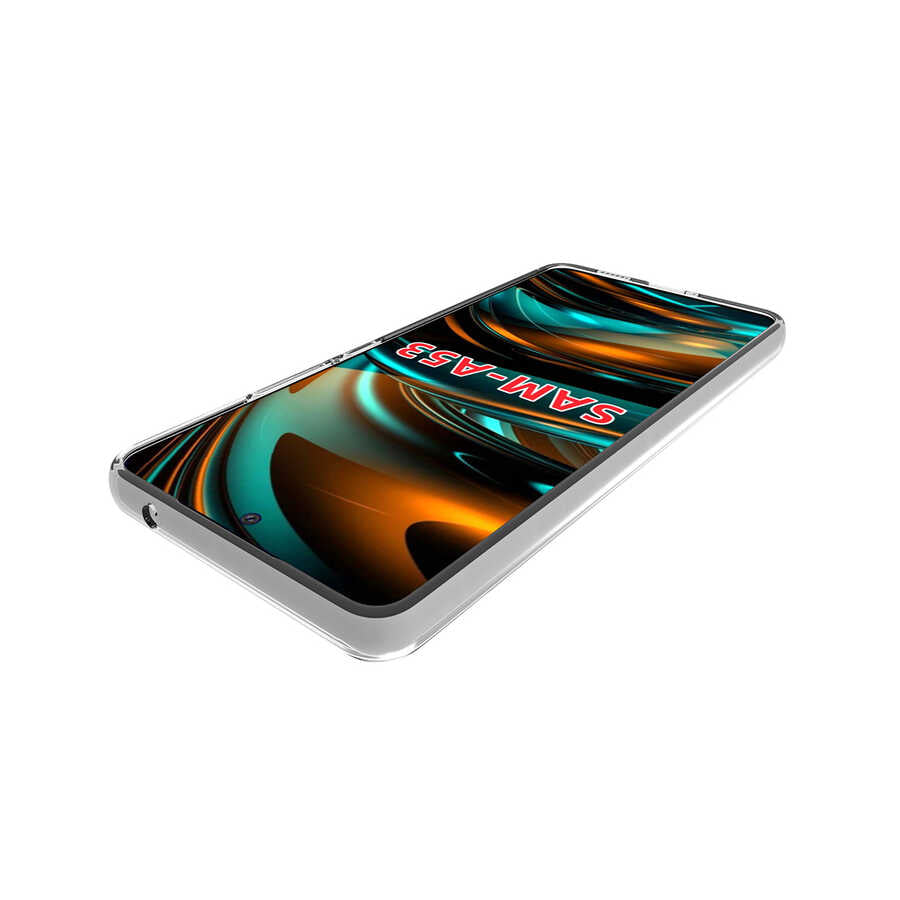 Galaxy A73 Kılıf Zore Süper Silikon Kapak Renksiz