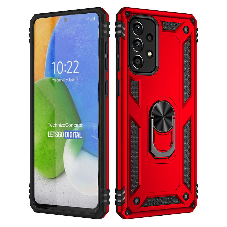 Galaxy A73 Kılıf Zore Vega Kapak Gold