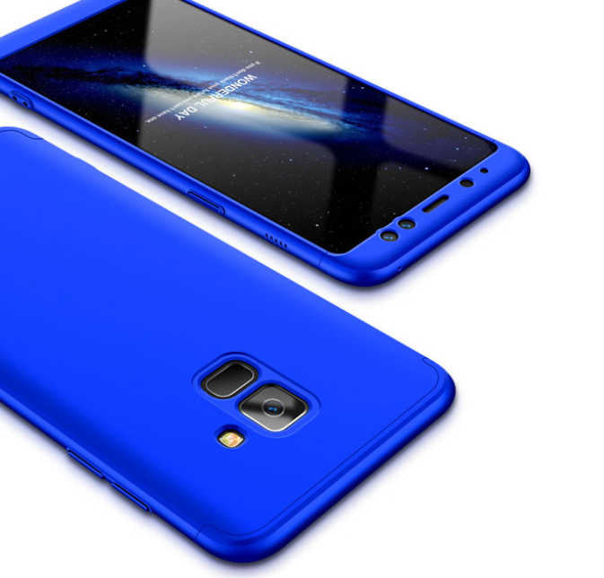 Galaxy A8 Plus 2018 Kılıf Zore Ays Kapak Rose Gold