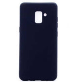 Galaxy A8 Plus 2018 Kılıf Zore Premier Silikon Kapak Siyah