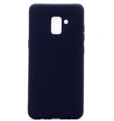 Galaxy A8 Plus 2018 Kılıf Zore Premier Silikon Kapak Gold