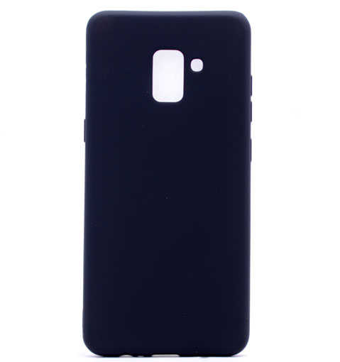 Galaxy A8 Plus 2018 Kılıf Zore Premier Silikon Kapak Siyah
