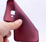 Galaxy A8 Plus 2018 Kılıf Zore Premier Silikon Kapak Siyah