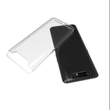 Galaxy A80 Kılıf Zore Süper Silikon Kapak Renksiz