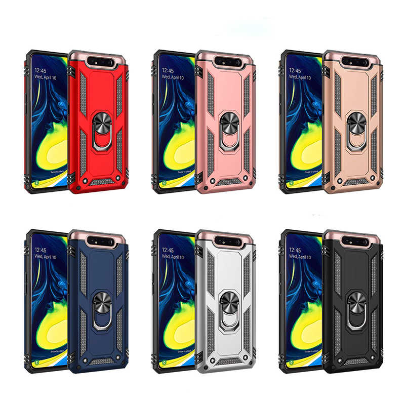 Galaxy A80 Kılıf Zore Vega Kapak Mavi