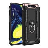 Galaxy A80 Kılıf Zore Vega Kapak Siyah