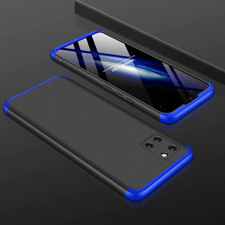 Galaxy A81 (Note 10 Lite) Kılıf Zore Ays Kapak Siyah-Kırmızı