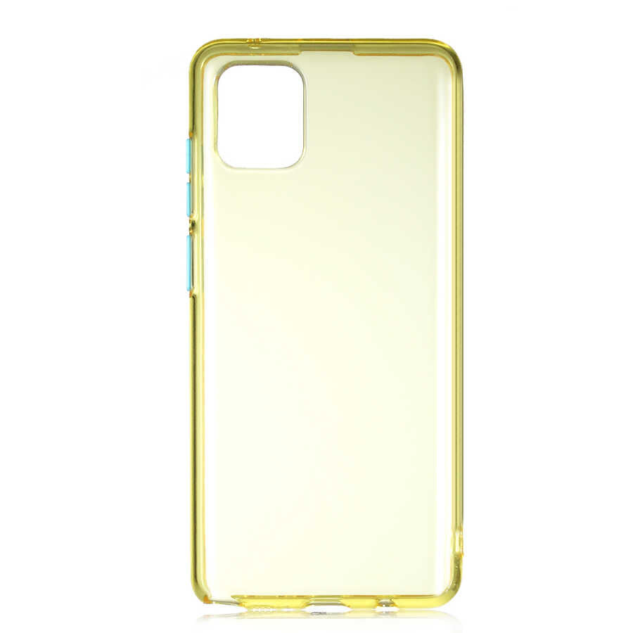 Galaxy A81 (Note 10 Lite) Kılıf Zore Bistro Kapak Sarı