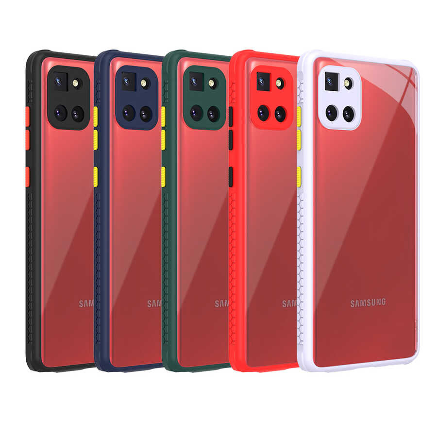 Galaxy A81 (Note 10 Lite) Kılıf Zore Kaff Kapak Mor