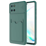 Galaxy A81 (Note 10 Lite) Kılıf Zore Kartix Kapak Koyu Yeşil