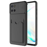 Galaxy A81 (Note 10 Lite) Kılıf Zore Kartix Kapak Siyah