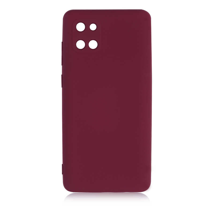 Galaxy A81 (Note 10 Lite) Kılıf Zore Mara Lansman Kapak Koyu Mor